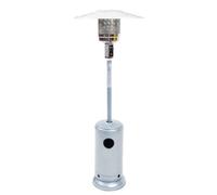 STUFA A FUNGO A GAS GPL 13,5 KW SUNNY 30 MQ RADIANTE TERMOPATIO GRIGIO CON RUOTE