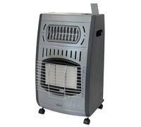 Stufa a Gas Gpl da Interno ad Infrarossi Ventilata 4.2 kW + 2.0 kW Qlima GH3062RF Grigia