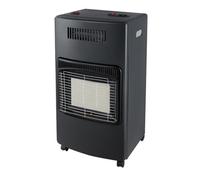 STUFA A GAS GPL INFRAROSSI VENTILATA 4,2kW 3 PIASTRE MOBILE 4RUOTE SG30V SYNTESY [EEK: --]