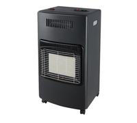 STUFA A GAS GPL INFRAROSSI VENTILATA 4200W 3 PIASTRE PORTATILE 4 RUOTE SG30V SYNTESY