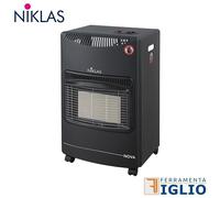 Stufa a Gas Infrarossi 4200W 3 Elementi Pannelli Ceramici e Sistemi di Sicurezza [EEK: A]