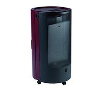 Stufa a gas Marvin Blue Belle Chic made in Italy trasportabile 5 ruote con portabombola (Bordeaux)