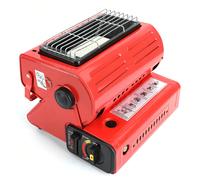 Stufa a gas portatile 2 in 1 e fornello a gas, con attacco GPL, fornello da campeggio con accensione piezoelettrica, stufa da campeggio, stufa a gas per interni, esterni, roulotte da campeggio Questo