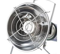 Stufa a gas portatile da esterno per campeggio e tenda, compatibile con serbatoi di propano e butano, materiale in acciaio inossidabile, potenza termica efficiente 1 0 KW