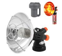 Stufa a Gas Portatile, Mini Stufa Riscaldatore da Campeggio per Campeggio Esterno Regolabile, Stufetta da Campeggio Con accensione Piezoelettrica, per Pesca, Escursionismo, Campeggio