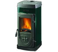 STUFA A LEGNA 5KW BRUCIATUTTO SUPER JUNIOR VERDE 36x42xH77 cm