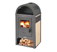 Blist Stufa a Legna in Ghisa Potenza 8-10 Kw Colore Antracite - 4694