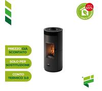 Stufa a legna CADEL modello SPIN 9 WOOD AIR CONTO TERMICO 3.0 5 STELLE