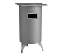 Stufa a Legna Circolare Edm 8 kW Visione Fuoco Alto Rendimento