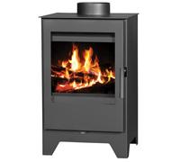 Stufa a Legna Compatta 5 kW - Alta Efficienza e Design Moderno - V05 Parma L [EEK: A]