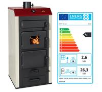 Stufa a legna Con caldaia interna Prity NS 26 - 2.6 + 26.3 kW [EEK: A]