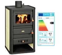 Stufa a legna Con caldaia interna Prity S2 W10 6.2 + 7.1 kW [EEK: A]