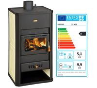 Stufa a legna Con caldaia interna Prity S3 W13 5,1 + 9,9 kW [EEK: A]