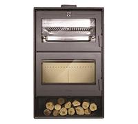 Stufa a legna con forno Lacunza modello Oslo certificata 5 stelle