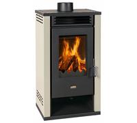 Stufa a legna con visione moderna - Prity K2 GT - 8.1 Kw - EcoDesign 2022 [EEK: A+]