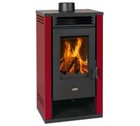 Stufa a legna con visione moderna - Prity K2 GT - 8.1 Kw - EcoDesign 2022 [EEK: A+]