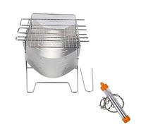 Stufa a legna da campeggio pieghevole in acciaio inox stufa a legna da ardere per campeggio cottura barbecue