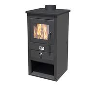 STUFA A LEGNA BRUCIATUTTO MODELLO ATHENA 10,7KW cm 43x41x86h