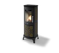 Stufa a legna ERMETICA Eva Calòr ALBERTA 8kW a convezione naturale in maiolica
