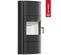 Stufa a legna in acciaio AB/S/2/ROLLO Alta Ø 150 10 kW thermotec