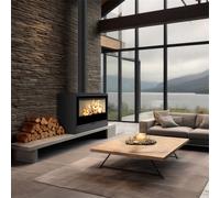 Stufa a legna in acciaio KRATKI KARI 95 Ø 180 14 kW