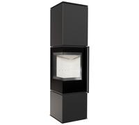 Stufa a legna in acciaio KRATKI REN/L sinistra Ø 150 7 kW porta a chiusura [EEK: A]