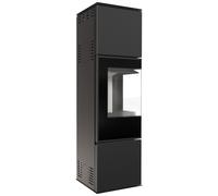 Stufa a legna in acciaio KRATKI REN/M sinistra Ø 150 7 kW porta a chiusura [EEK: A]