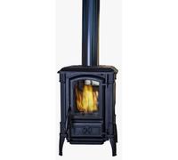 Stufa a Legna in Ghisa 6,5 kW 48x43,5x72,8 cm Arina Nera