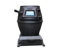 Stufa a legna in ghisa, multifunzione, per riscaldare, cucinare e bollire l'acqua, uso interno ed esterno