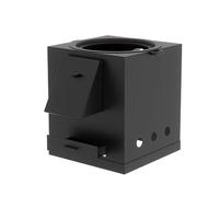 Stufa a Legna Interna in Acciaio Quadrato, Braciere da Esterno Piccolo, Stufa a Pellet Piccola for Riscaldamento Interno Campeggio Esterno Cottura BBQ Pesca(40x40x50cm)