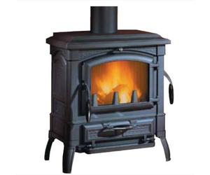 STUFA A LEGNA ISETTA NORDICA ANTRACITE KW 7 VOLUME RISCALDABILE MC 200