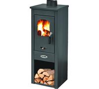 Fraschetti Stufa a legna K-Line Karso 6 kW Riscalda 70 MC Antracite