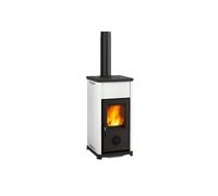 Stufa a legna La Nordica Extraflame "Tea" bianca 7 kW