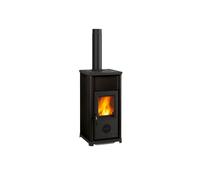Stufa a legna La Nordica Extraflame "Tea" nera 7 kW