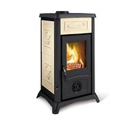 Stufa a Legna LA NORDICA Gemma Liberty Panna da 6,0 kw per 173 m3 riscaldabili [EEK: Conforme]