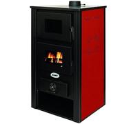Stufa a legna LONDRA con forno - Colore rosso