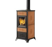 Stufa a legna modello Decor Evo EK By Edilkamin (Cuoio)