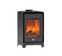 STUFA A LEGNA MODULARE CANADIAN STOVE "ALBERTA EVO" NERO 7,5 KW