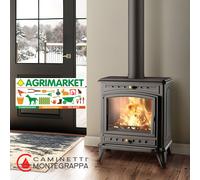 Stufa a legna MONTEGRAPPA CLAUDINE 10,4 kW CONSEGNA IMMEDIATA Chiedi lo SCONTO [EEK: A]
