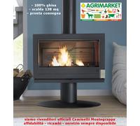 Stufa a legna MONTEGRAPPA COLETTE 12kW CONSEGNA IMMEDIATA Chiedi lo SCONTO [EEK: A]