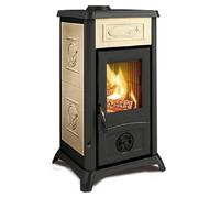 Nordica Extraflame Stufa a Legna 6 kW Termostufa Volume 172 m3 colore Liberty Panna - Gemma 7111659