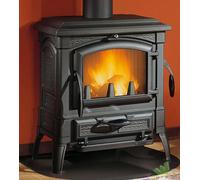 STUFA A LEGNA NORDICA ISETTA EVO 7,7 kW 221 m3 GHISA ANTRACITE 66x45x71h CM