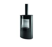 Stufa a Legna Ovale MCZ SAYA STEEL In Metallo Black Da 10 Kw