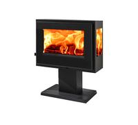 STUFA A LEGNA PANADERO "ATLANTIC 3V" GRIGIO 5,9 KW