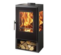 STUFA A LEGNA PANADERO "CONDOR 3V" GRIGIO 8 KW