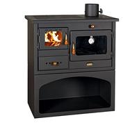 Stufa a legna per combustibile solido, potenza di riscaldamento 10 kW. Forno