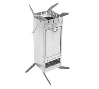 Stufa a Legna Portatile,Bruciatore Resistente Antiruggine Con Manico | Riscaldatore A Legna Pieghevole Da Campeggio | Per Interno Esterno Cucina Casa Giardino Terrazzo Campeggio Escursioni