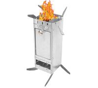 Stufa a Legna Portatile - Riscaldatore Robusto Pieghevole - Stufa A Legna Da Tenda Calda Antiruggine - Per Interno Esterno Cucina Casa Giardino Terrazzo Campeggio Escursioni