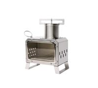 Stufa a legna portatile Stufa a legna for tenda da campeggio, stufa da tavolo in acciaio inossidabile, fornello da tenda, barbecue da picnic, stufa a legna da ardere