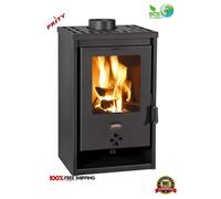 Stufa a Legna Prity K1 D 9,3 kW Ecodesign Riscaldamento Casa Interno
